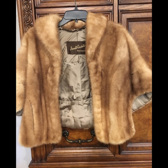 Arnold Constable VTG Fox Stole Cape - Picture 1 of 6